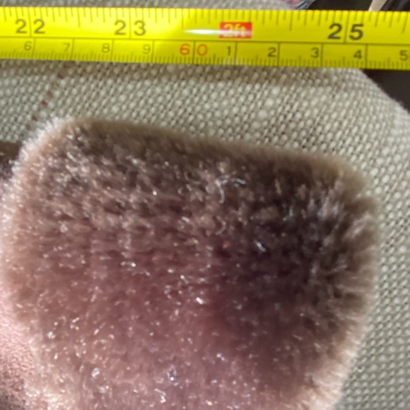 Liz Claiborne Dark Brown Faux Fur Lined Belted Fall Casual  Coat- Sz-M - Picture 15 of 16